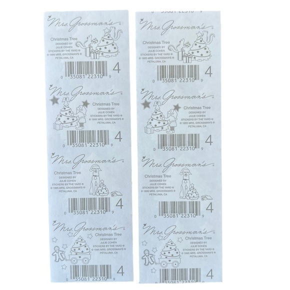 Vintage Christmas Sticker Bundle Stickopotamus Hallmark Stickeroni Mrs Grossmans - Picture 5 of 16